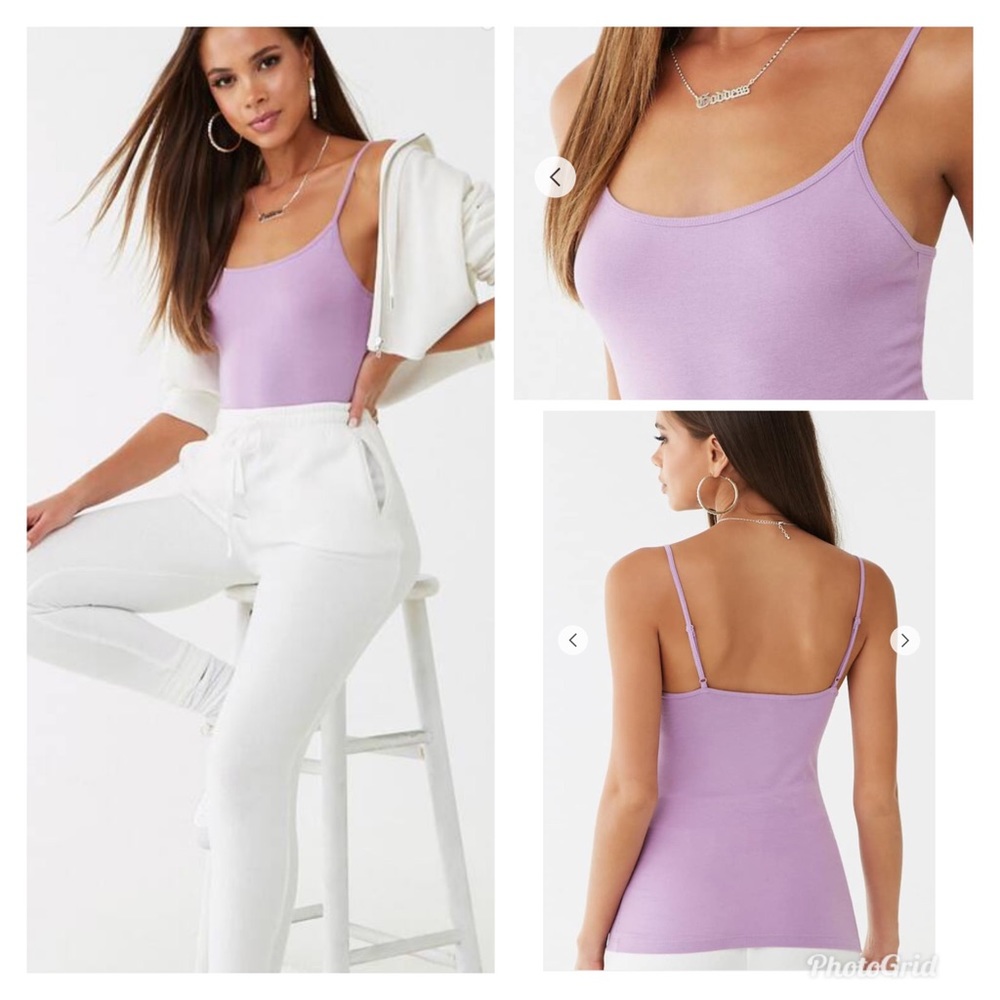 Scoop Neck Cami 💜 Lavender